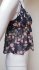 Crop Top floreale in seta