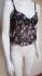 Crop Top floreale in seta
