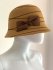 Cappello con tese color beige