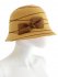 Cappello con tese color beige