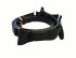 Cintura in pelle nera con fiocchi