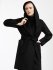 Cappotto blu con cappuccio