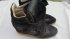 Sneakers nere in pelle