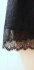 Abito nero in pizzo midi