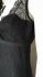 Abito nero in pizzo midi