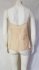Top beige in seta e pizzo