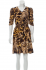 Abito leopardato midi