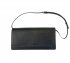 Pochette in pelle nera