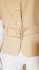 Giacca beige con cintura
