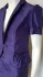 Tailleur in seta viola