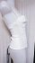 Top bianco corsetto