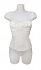 Top bianco corsetto