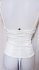Top bianco corsetto
