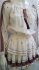 Abito in cotone bianco grezzo