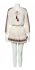 Abito in cotone bianco grezzo
