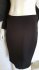 Tailleur nero con gonna