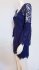 Abito in pizzo blu