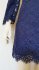 Abito in pizzo blu