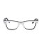Occhiali Wayfarer bianchi e neri