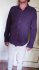 Camicia viola con stelle