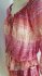 Abito corto rosa in seta