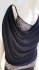 Abito mini nero con paillettes