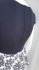 Abito bicolore con strass