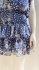 Abito paisley bianco e blue