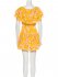 Abito giallo in cotone