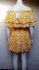 Abito giallo in cotone