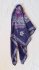 Foulard blu in seta