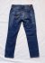 Jeans con strass e pietre