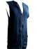 Gilet blu zebrato zip