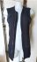 Gilet blu zebrato zip