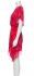 Abito rosso asimmetrico