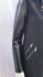 Cappotto nero lana e vernice