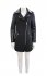 Cappotto nero lana e vernice