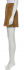 Gonna in camoscio beige