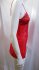 Top rosso in pizzo