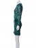 Abito animalier verde