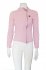 Maglia rosa con zip