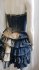 Abito con bustier denim