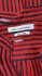 Camicia rossa a righe
