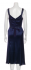 Abito in seta blu