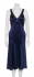 Abito in seta blu