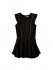 Abito corto nero con lurex