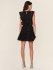 Abito corto nero con lurex