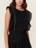 Abito corto nero con lurex