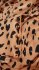 Abito midi leopardato in seta
