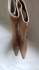 Stivali in camoscio beige